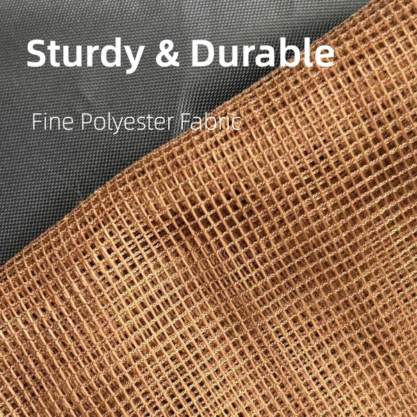 Replacement Gazebo Mosquito Netting 10' x 12',Universal Netting for Canopy Tent,4-Panel with Zipper for Outdoor Patio,Backyard (Mosquito Net Only,Brown)