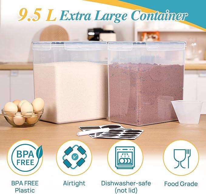 Vtopmart 9.5L Large Food Storage Containers