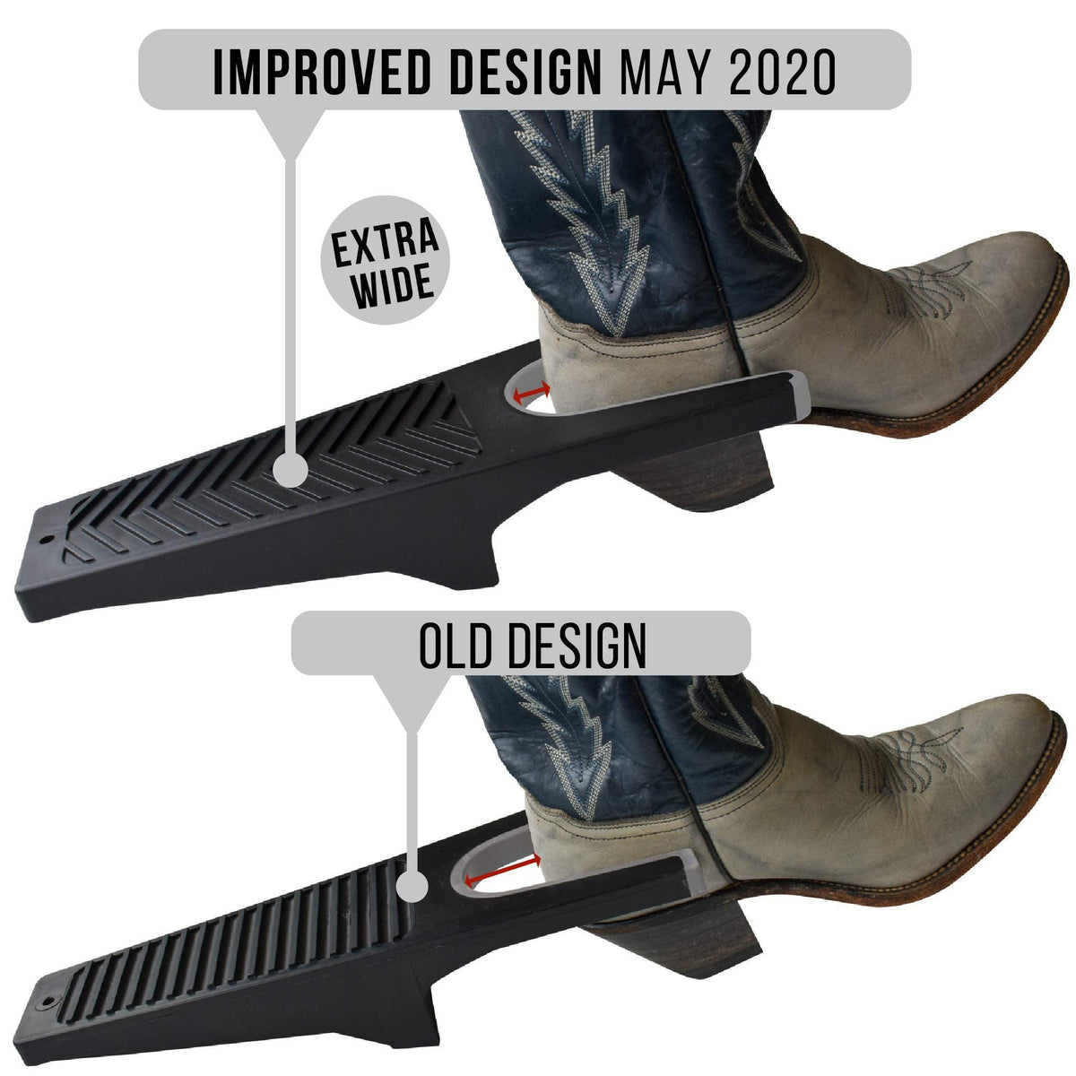 JobSite Premium Boot Puller with Rubber Grip, Shoe and Boot Remover