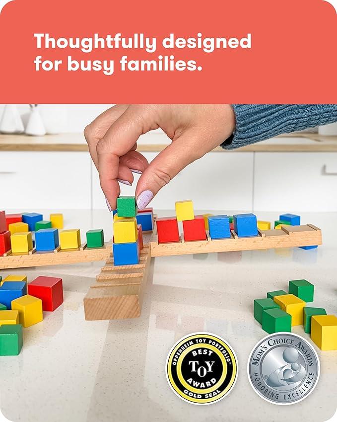 SimplyFun Kilter - The Educational Game of Levers & Motion - Irresistible Game & Hilarious Family Fun with an Introduction to Physics & Predicting Outcomes - Kids Game - 2 to 4 Players - Ages 8 & Up