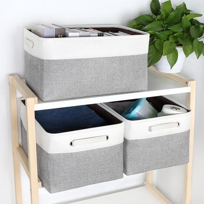 Kntiwiwo Large Fabric Foldable Storage Bin 17