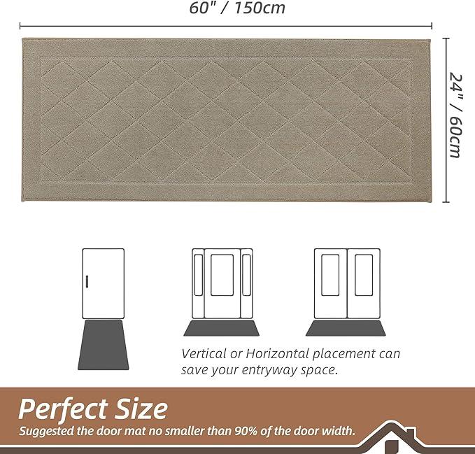 BEQHAUSE Dirt Trapper Door Mat 24