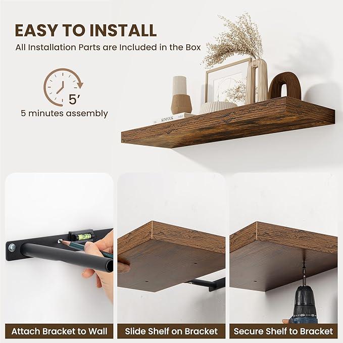 Fun Memories Floating Shelves for Wall - 10