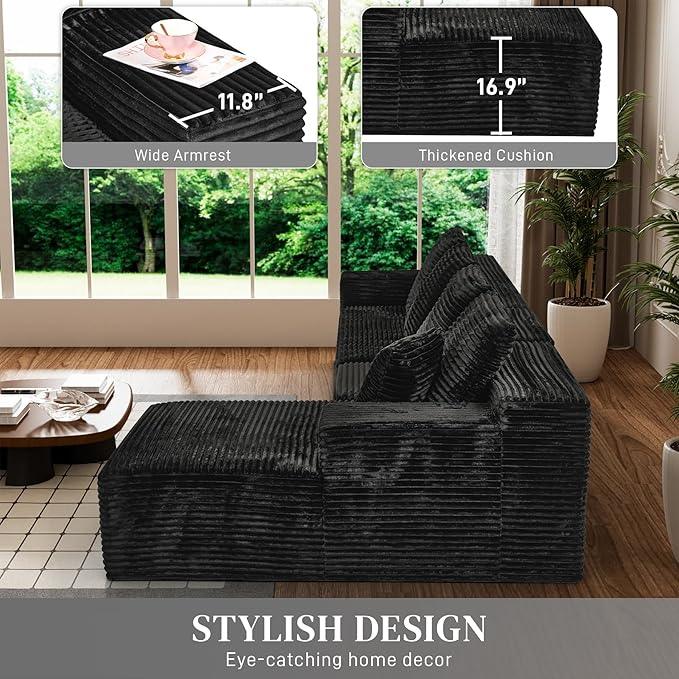 Modular Sectional Sofa Cloud Sectional Couch, 135
