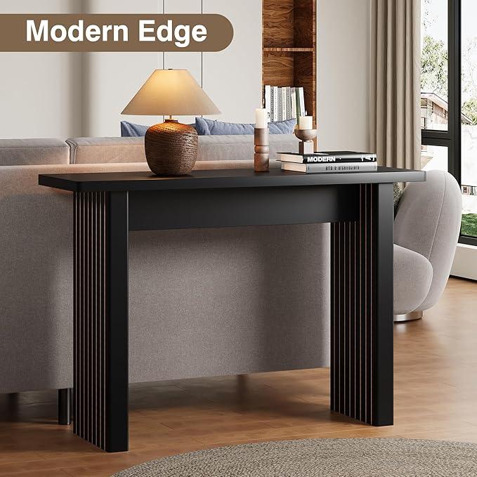 AVZEAR Mid Century Narrow Entryway Console Table, 43.3