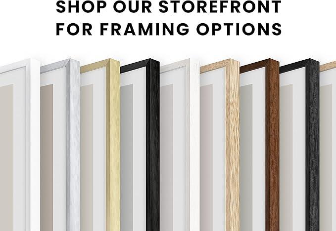 HAUS AND HUES White 8x10 Picture Frame - Modern Aluminum Wall Art Display - Minimalist, Lightweight 8x10 White Frame for Art Prints, Photos, Posters - Ready-to-Hang Vertically & Horizontally