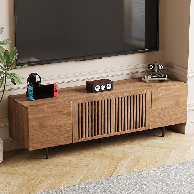 Mid Century Modern TV Stand for 70 Inch TVs, 70.87