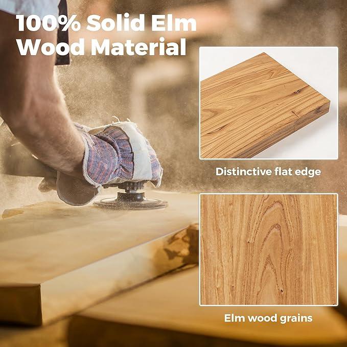 RICHFOCUS Elm Floating Shelves for Wall - 36