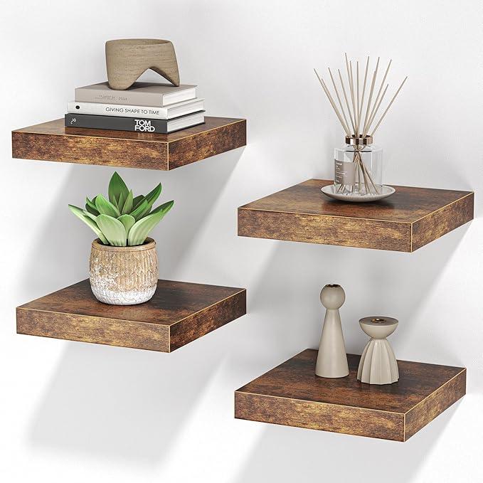 Square Floating Shelves for Wall, 8