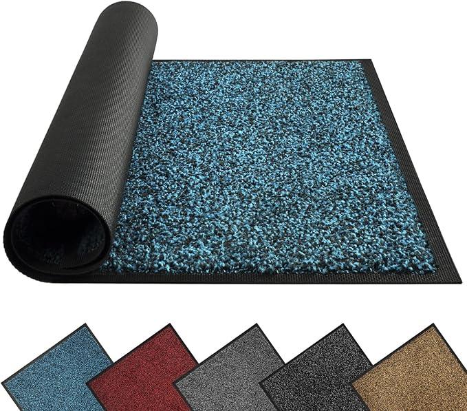 Mibao Front Door Mat, Dirt Trapper Welcome Mat for Outdoor Indoor, Non-Slip Waterproof Doormat, Durable Machine Washable Low Profile Entry Rug for Back Door Outside Patio Porch, 72