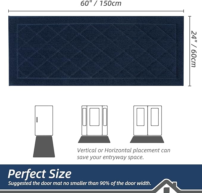 BEQHAUSE Dirt Trapper Door Mat 24