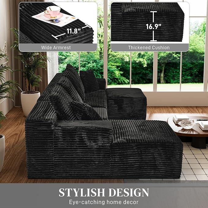 Modular Sectional Sofa Cloud Sectional Couch, 135