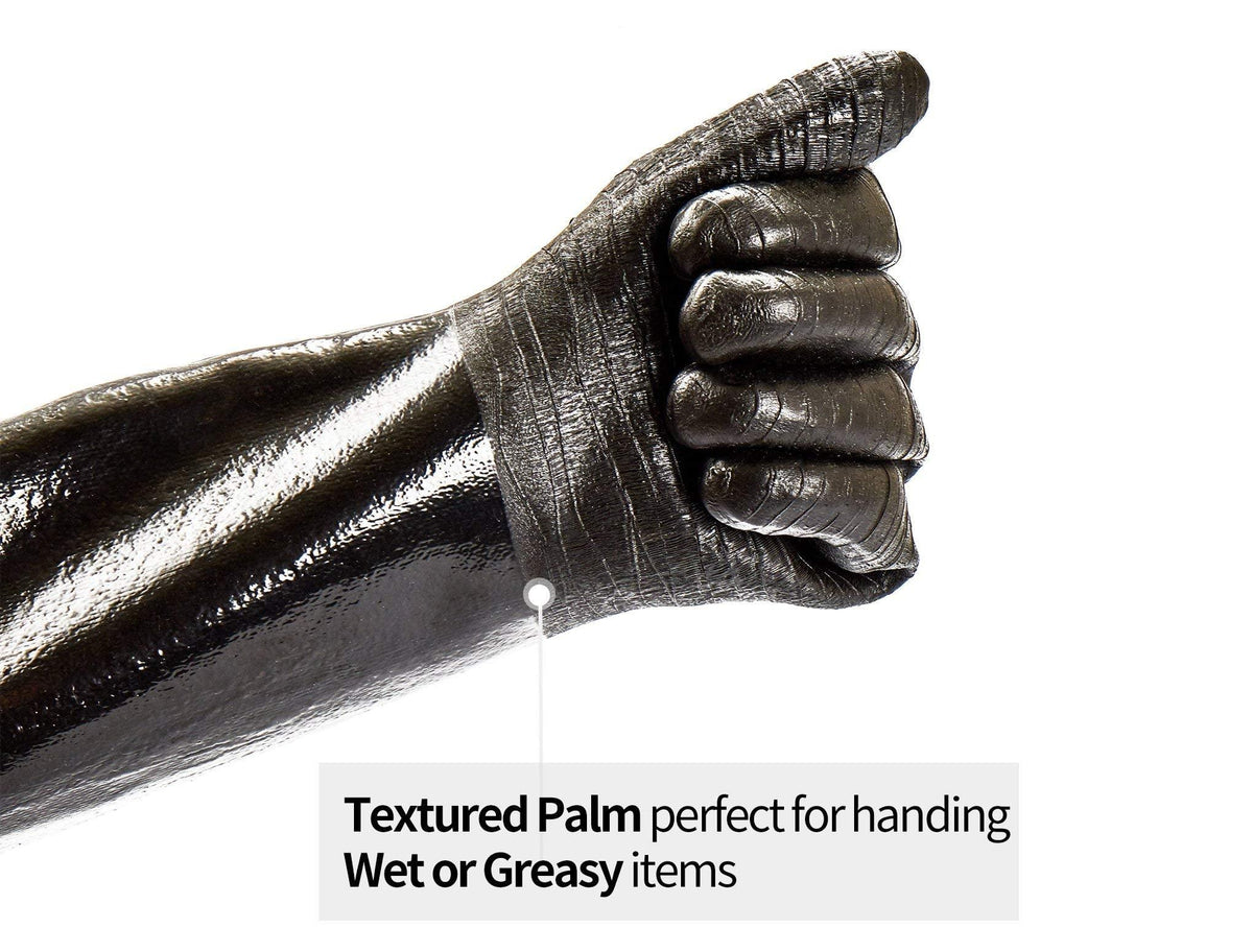Heat Resistant BBQ Grill Gloves: Oil Resistant Waterproof 14