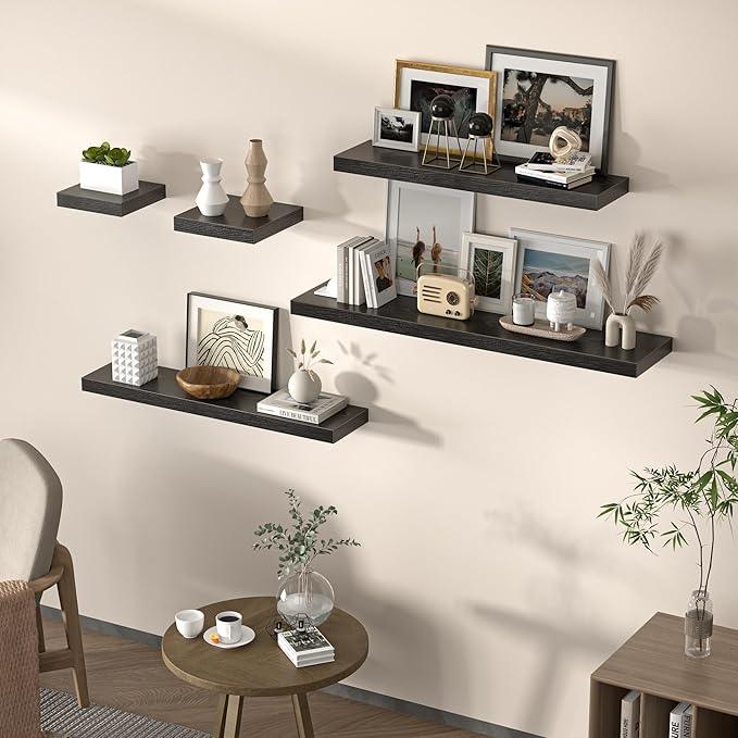 Square Floating Shelves for Wall, 12