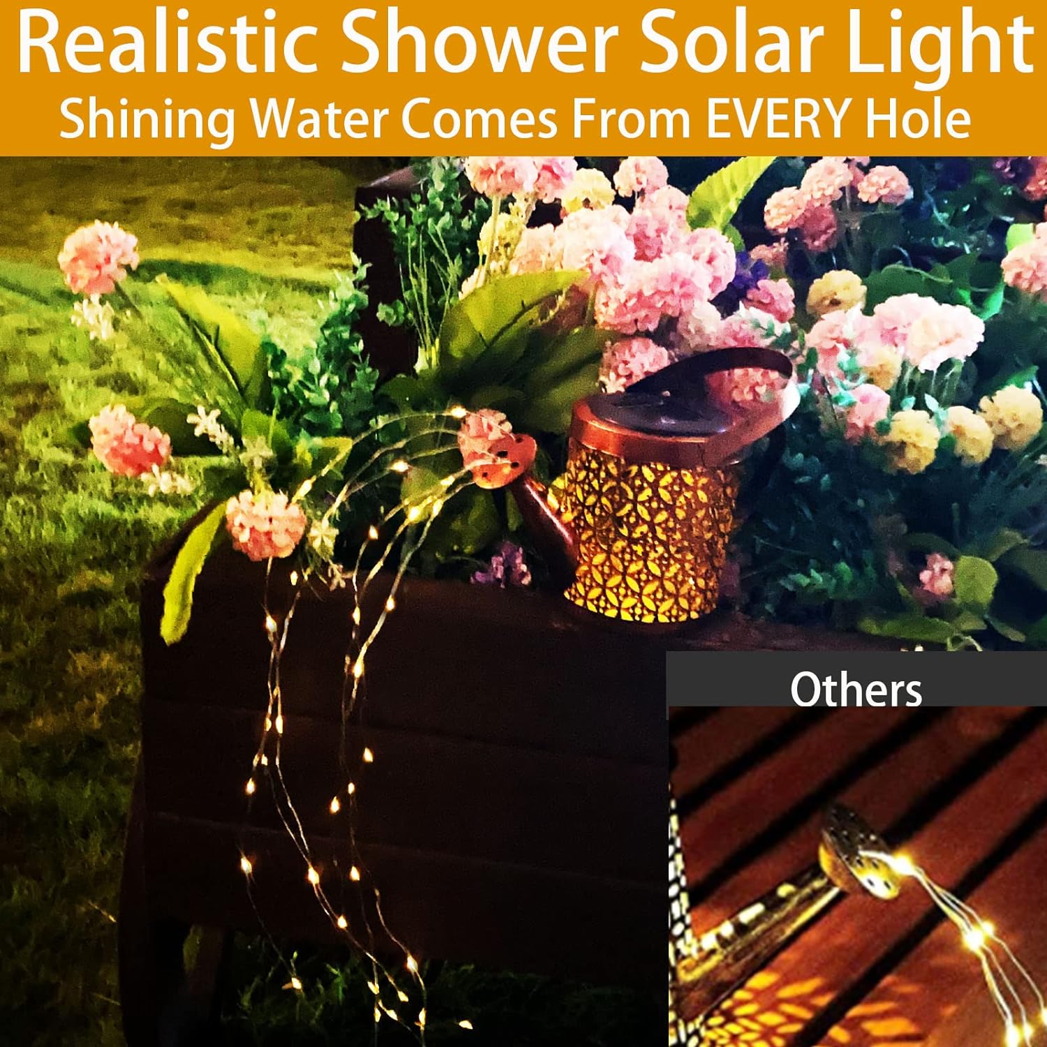 Hakol Solar Lantern Watering Can Set