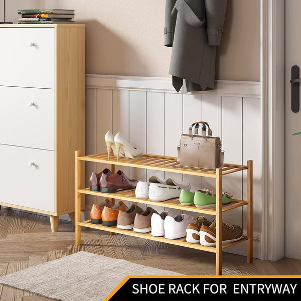 Bamboo Shoe Rack