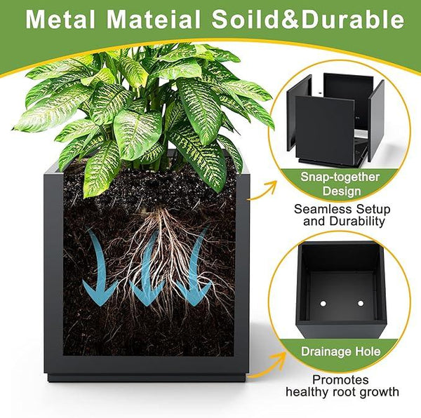 FENCY Large Square Planter 17