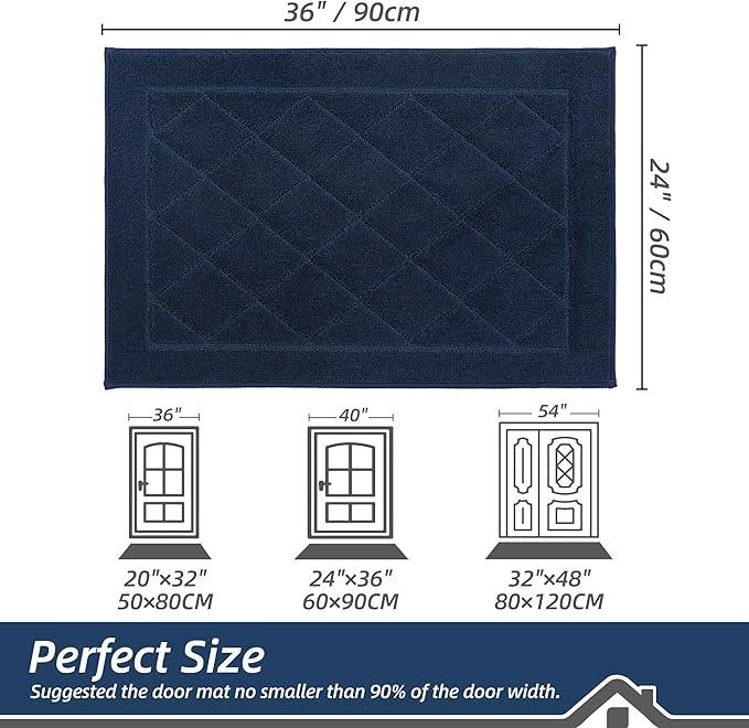 BEQHAUSE Dirt Trapper Door Mat 24