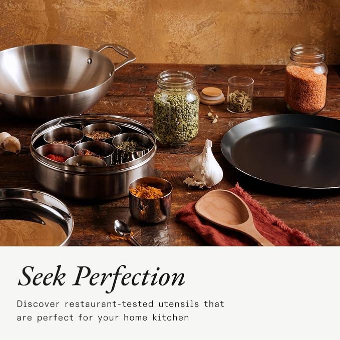 Made In Cookware - Wooden Spoon - Handcrafted for Thorough Mixing and Gentle Cookware Care - Crafted in Hungary