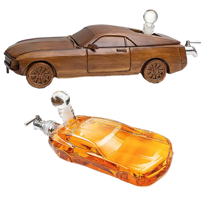 Car Wine & Whiskey Decanter Set 500ml by The Wine Savant 13