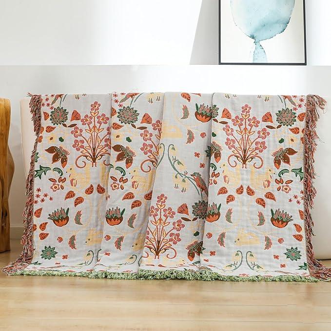Boho Throw Blanket 80