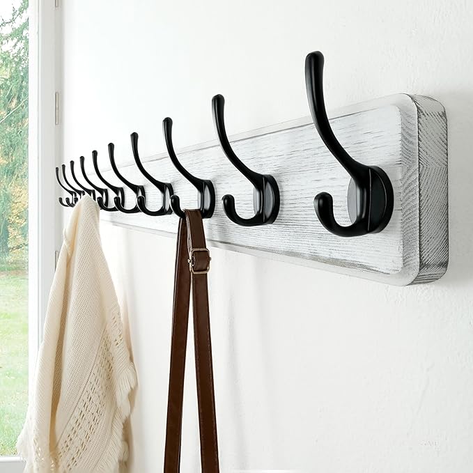 Dseap Coat Rack Wall Mount: 38-1/4