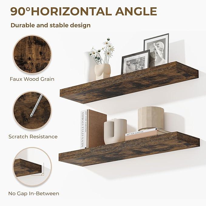 Dreamland 40 Inches Floating Shelves for Wall, 9.3