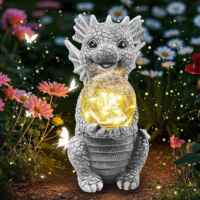 Solar Garden Outdoor Statues 7.2