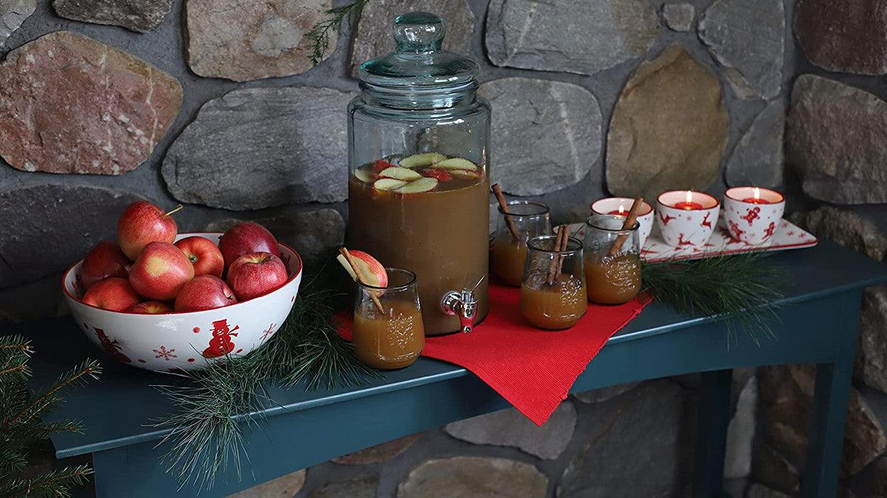 Winterfest 4 Piece Holiday Entertainment Serving Set