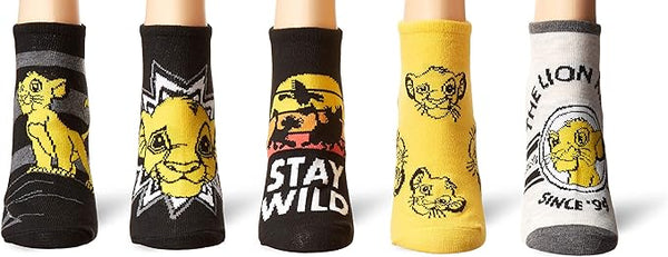 20-Pairs Licensed Assorted Kids' No-Show Socks