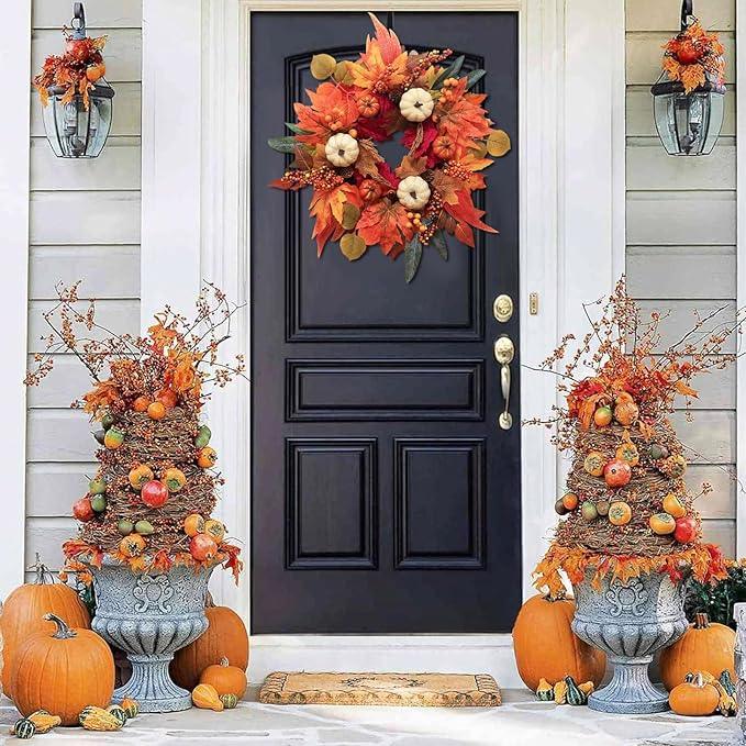 Fall Wreaths for Front Door, DECSPAS 21