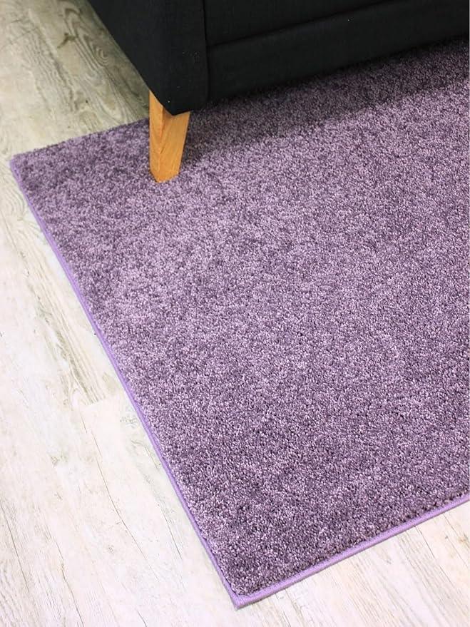 KOECKRITZ Soft and Colorful Kids Classroom Area Rugs (Passes Flammability Pill Test) Many Sizes and Bright Colors to Select from (9' x 12', Lavender)