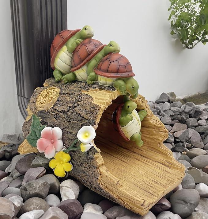 Funny Turtle Gutter Downspout Extender Statue, Garden Ornament, Decorative Gutter Extension Downspout, Perfect Rain Diverter for 3