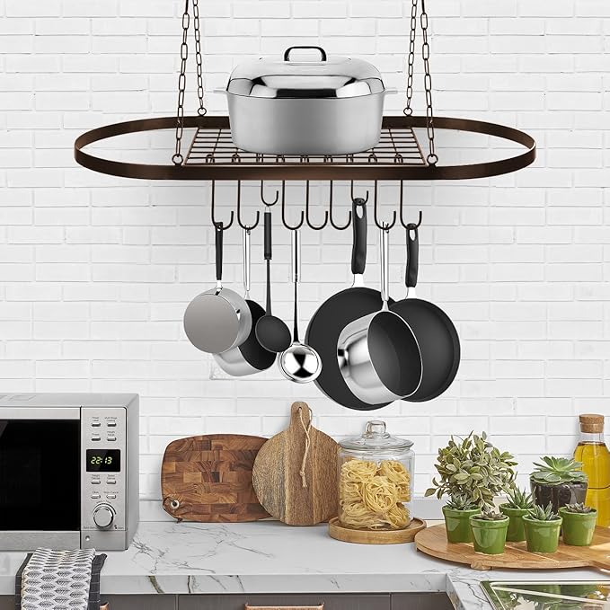 Sorbus Pot and Pan Rack for Ceiling 31