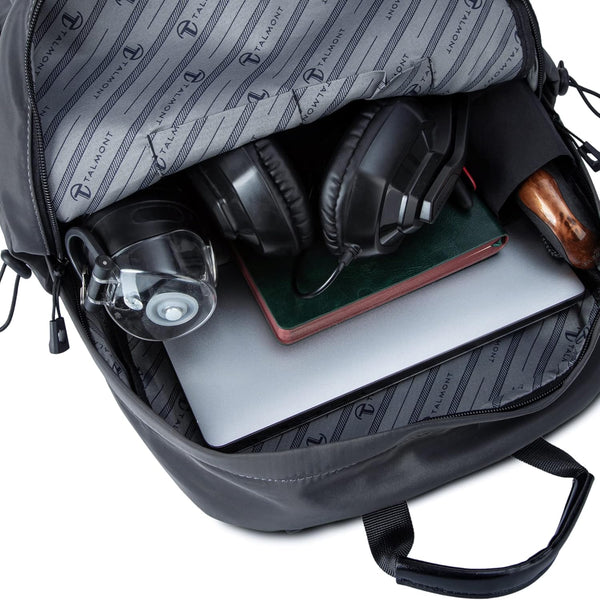 Talmont Travel Backpack for Laptop Water Resistant Bookbag Computer Bag Gifts for Men & Women Fits 15.6 Inch Notebook