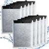 driamor 10 Pack Large Filter Cartridges Compatible with Whisper Filters 20i/40i IQ20/30/45/60 PF20/30/40/60, Aquarium Filter Cartridge Replacement Assembled Compatible with ReptoFilter 125GPH