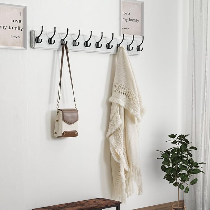 Dseap Coat Rack Wall Mount: 38-1/4