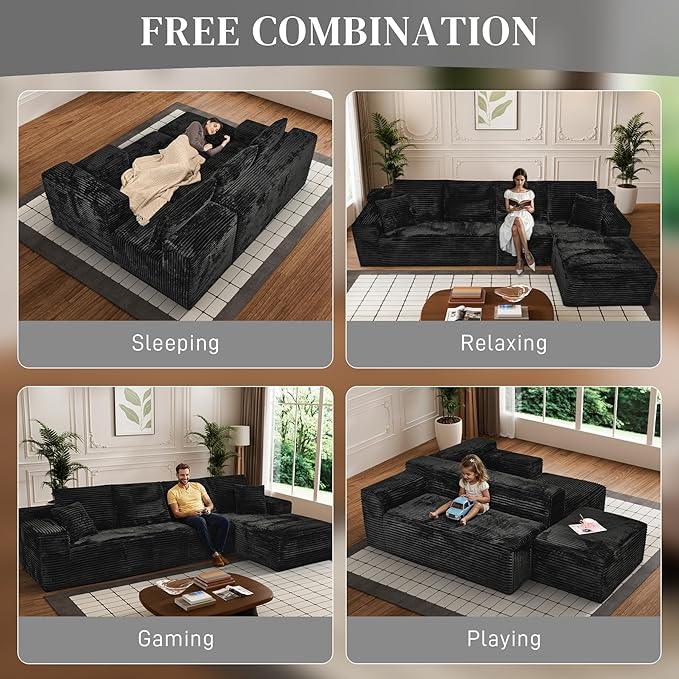 Modular Sectional Sofa Cloud Sectional Couch, 135