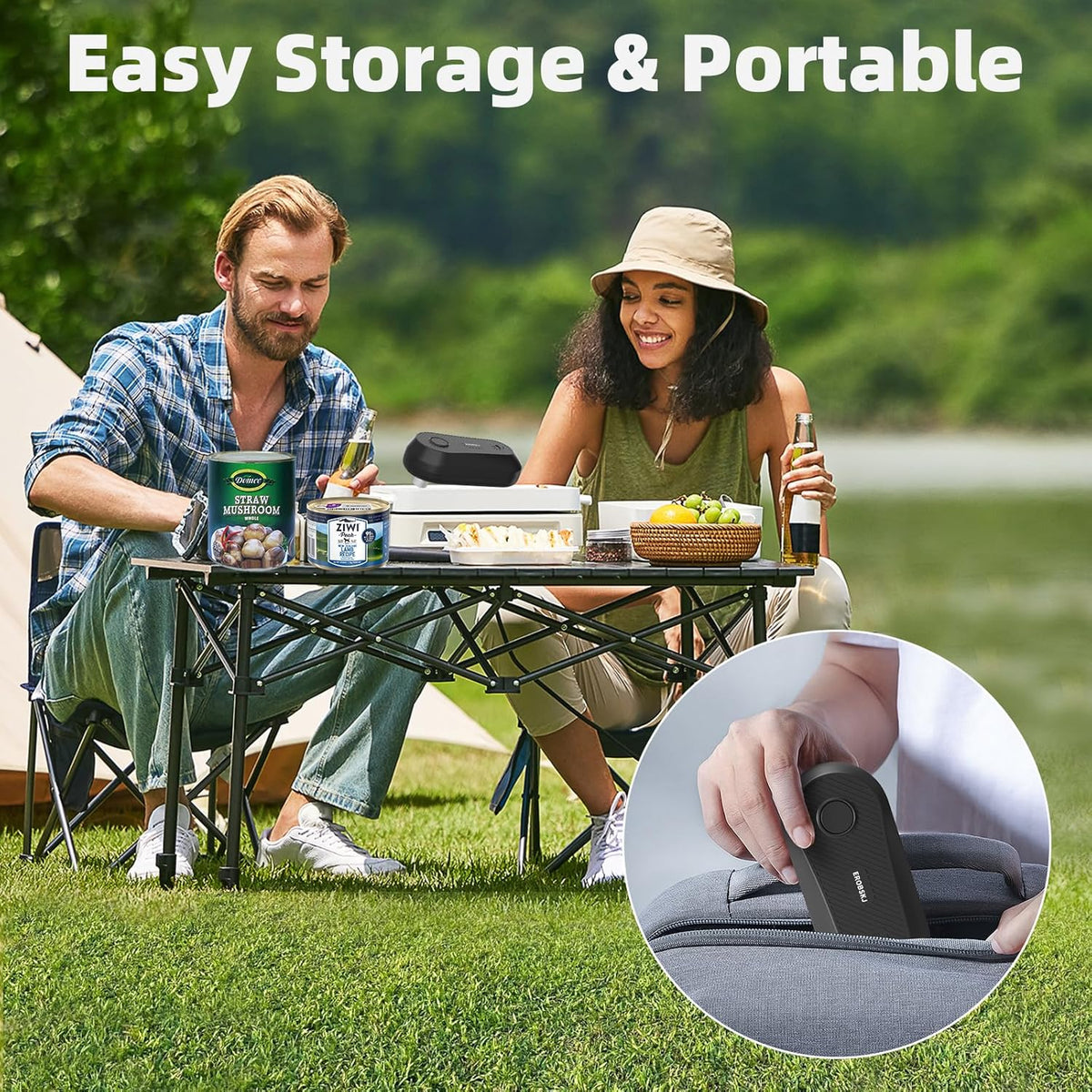 Rechargeable Electric Can Opener for Seniors & Arthritis | One-Touch Hands-Free Smooth Edge Can Opener, USB-C, Compact Kitchen Gadget