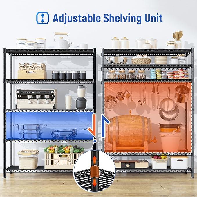 5 Tier Storage Shelves 71