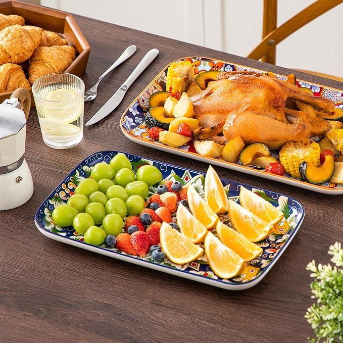 vancasso Serving Platters Set of 3, 16