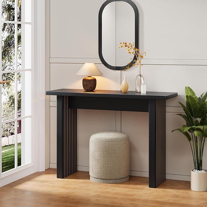 AVZEAR Mid Century Narrow Entryway Console Table, 43.3