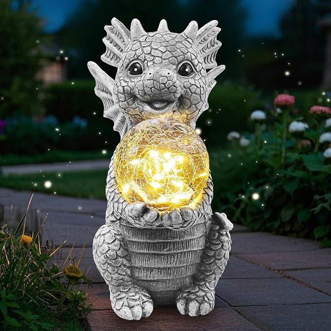 Solar Garden Outdoor Statues 7.2