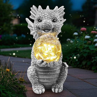 Solar Garden Outdoor Statues 7.2