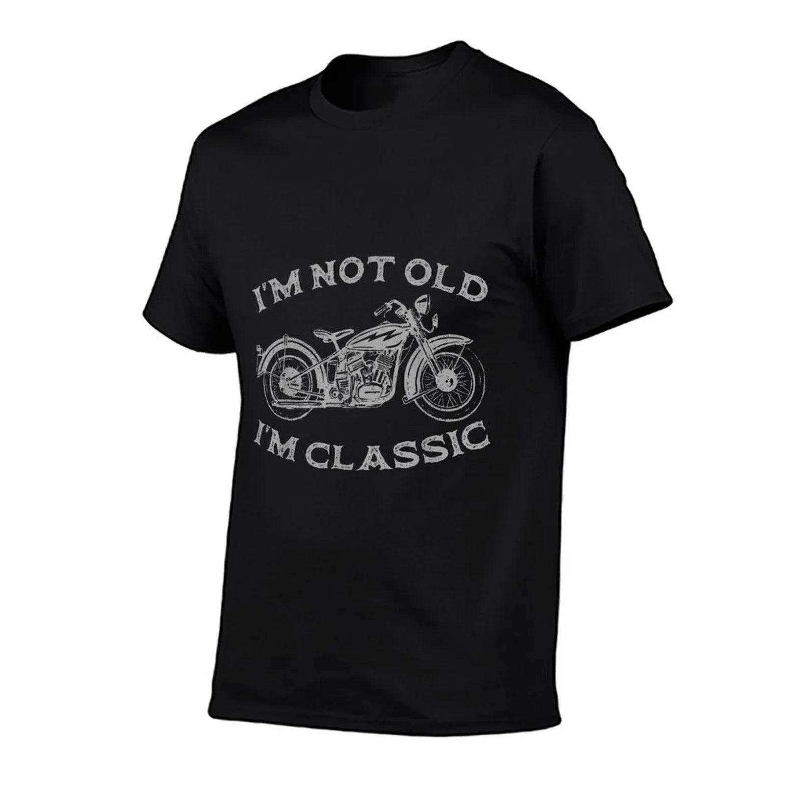 I'm Not Old I'm Classic Funny Motorcycle Graphic Men's Biker T-Shirt