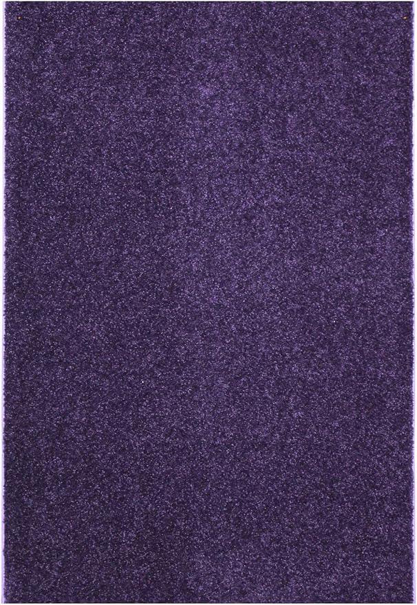 KOECKRITZ Soft and Colorful Kids Classroom Area Rugs (Passes Flammability Pill Test) Many Sizes and Bright Colors to Select from (5' x 7', Eggplant)