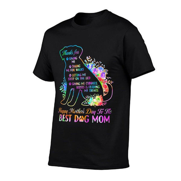 Happy Mother's Day Tie Dye To The Best Dog Mom Mothers Day T-Shirt