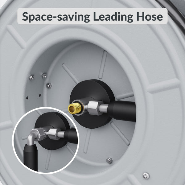 Retractable Pressure Hose Reel - 1/4in