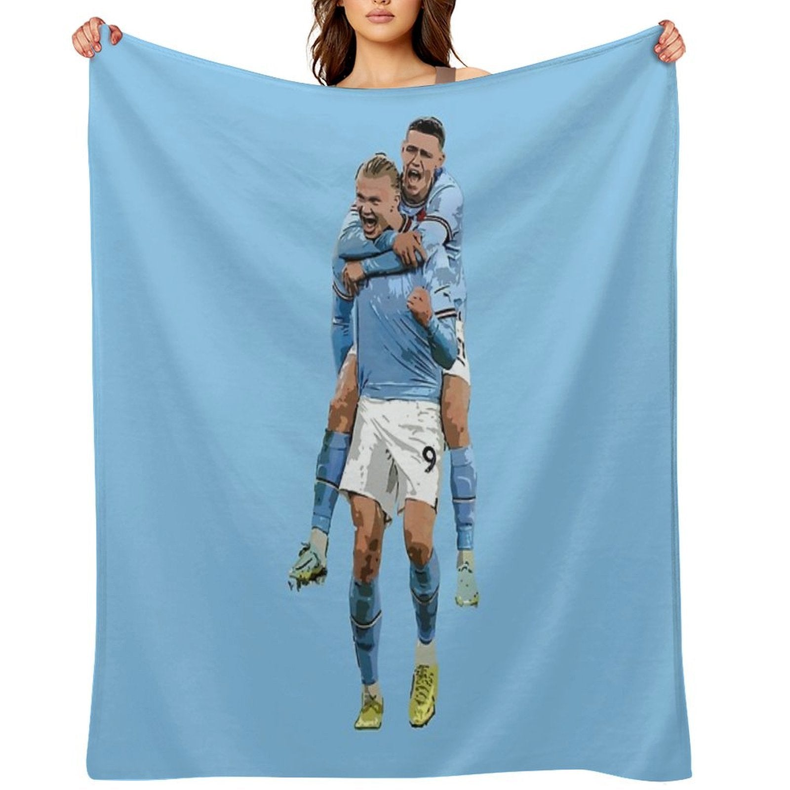 Halaand + Foden Quick-dry Throw Blanket
