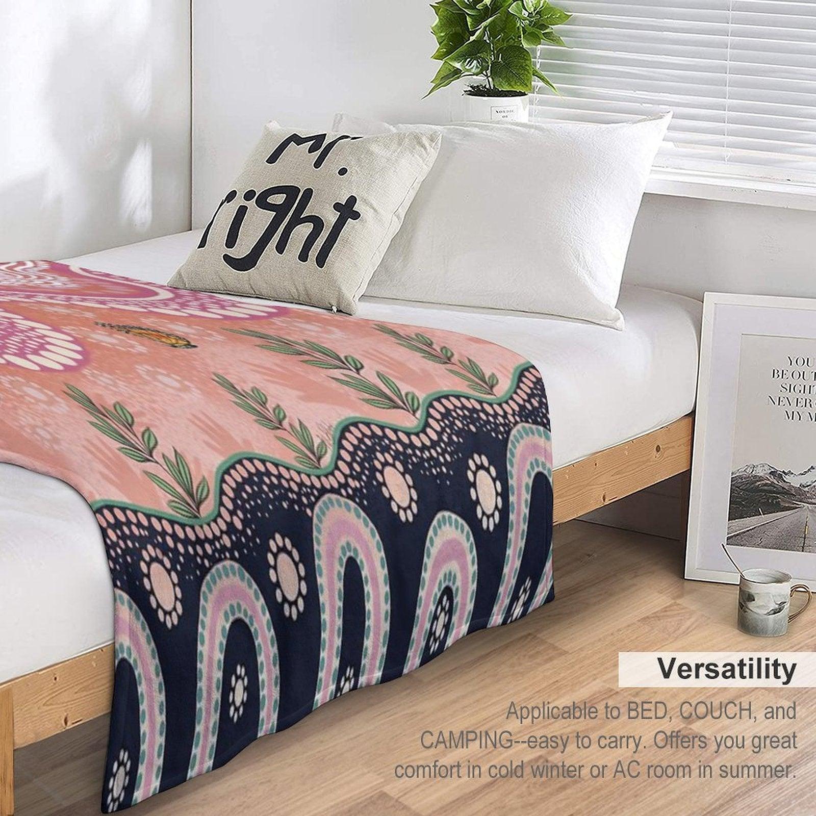 Butterfly Dreaming Throw Blanket